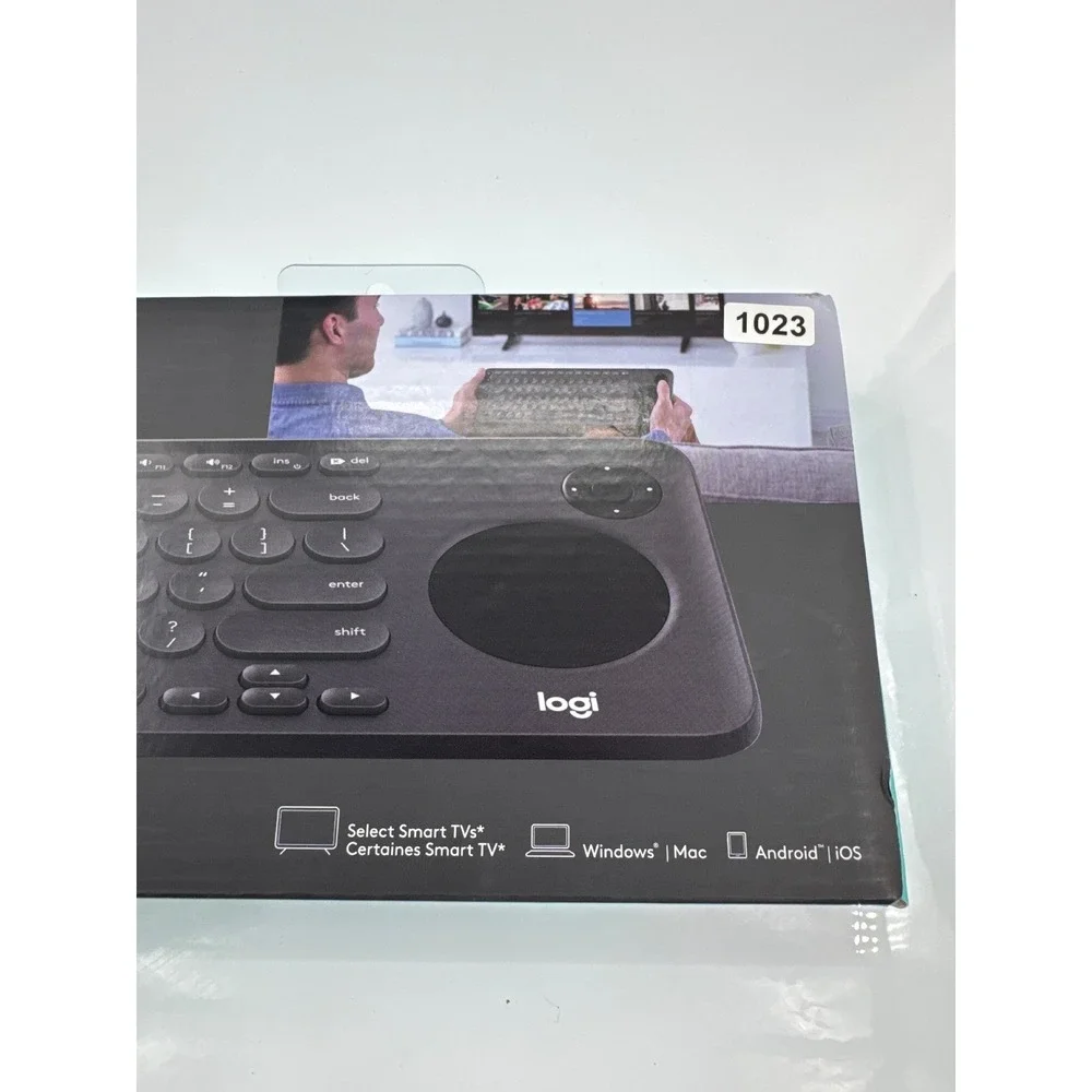 Logitech K600 TV Wireless Keyboard with Touchpad and D-Pad for Smart TV PC  NEW